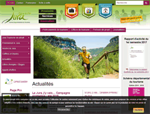Tablet Screenshot of cdt-jura.fr